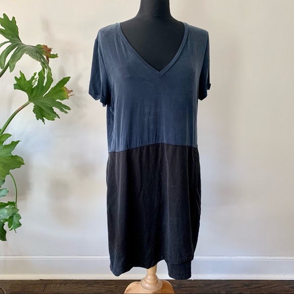 Anthropologie Dolan Left Coast Colorblock Dress L - Picture 1 of 4